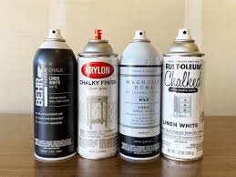 How To Use Spray Chalk Paint
