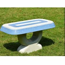 Rcc Blue And White Outdoor Centre Table