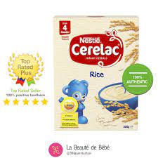 Bột ăn dặm Cerelac cho bé từ 4 tháng - Nestle [HSD 1 Năm Kể Từ Ngày Sản  Xuất]