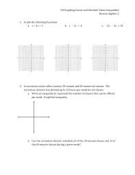 2 8 Graphing Linear And Absolute Value