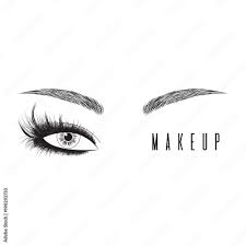 beauty concept black and white makeup