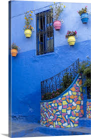 Africa Morocco Chefchaouen Colorful