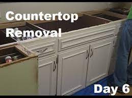 kitchen counter removal kitchen reno