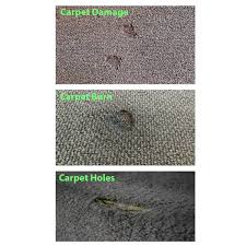 adhesives repair carpet damage