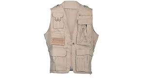 Amazon Com Humvee Cotton Safari Vest With Extra Pockets