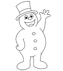 Frosty coloring pages printable snowman coloring pages coloring me. Christmas Snowman Coloring Pages 101 Coloring