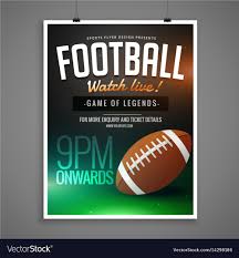 028 Football Ticket Invitation Template Free Download Event