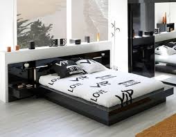 35 affordable black and white bedroom