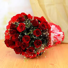 order 15 red roses bouquet