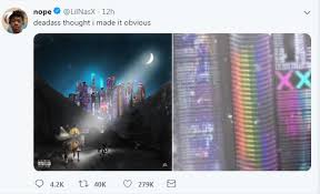 His tweet contains a vulgarity.) Lil Nas X Hints He S Gay With Pride Posts On Twitter Telling Fans Some Of Y All Already Know Some Of Y All Don T Care