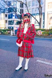 plaid heihei an street style w red