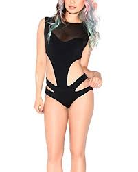 Iheartraves Mesh Cut Out Aries Warrior Rave Bodysuit