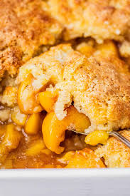 peach cobbler with canned peaches