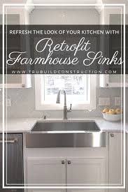 Found that the under cabinets are not symetrical after installation. The Best Retrofit Farmhouse Sinks For Your Kitchen Trubuild Construction