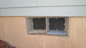 Vents To My Crawl Space In The Winter