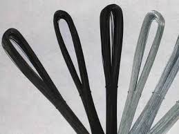 black iron wire used as tying wire or