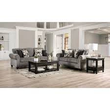 Graphite Sofa Set Idf 7750 2pc