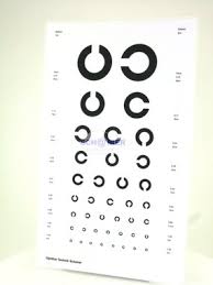 Visual Acuity Charts For Distance Landolt Rings Schairer
