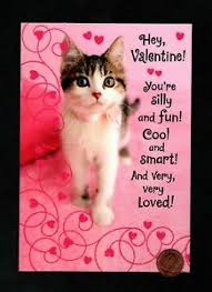 I hope you live for a long time because, you're real nice to talk to. Kitten Cat Swirls Of Hearts Glittered Valentine S Day Greeting Card New Ebay