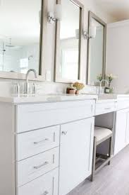 master bathroom vanity with makeup area