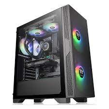 versa t25 tempered glass mid tower chassis
