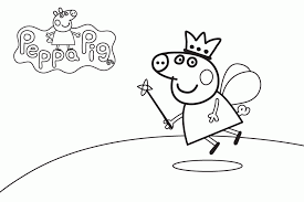 View and print full size. Peppa Pig Colouring Coloring Home