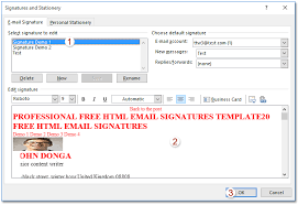 How To Import Or Insert Html Signatures In Outlook