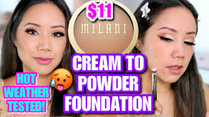 milani cream to powder foundation