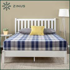 bed frame double queen size light grey
