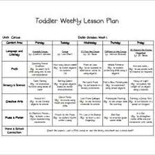 Toddler Lesson Plan Template Toddler Lesson Plans For October 50