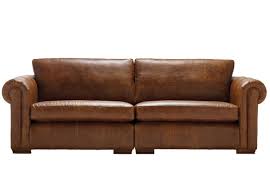 aspen 4 seater leather sofa now on