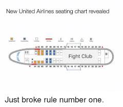 New United Airlines Seating Chart Revealed A 02 03 07 08 09