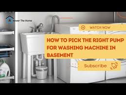 Washing Machine In Basement