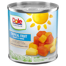 save on dole tropical fruit in light