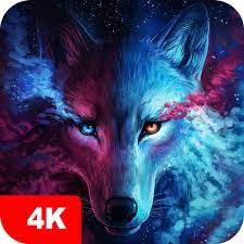 Hundreds of select wallpapers with wolves and wolf cubs from 7fon! Wolf Wallpapers 4k Hd Backgrounds Apps Amazon De Apps Spiele