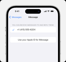 phone number in messages or facetime