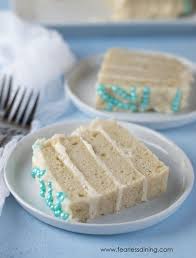 gluten free vanilla cake dairy free