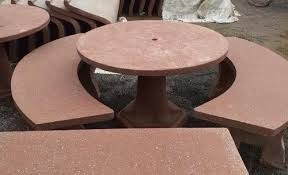 Rcc Modern Cement Round Garden Bench
