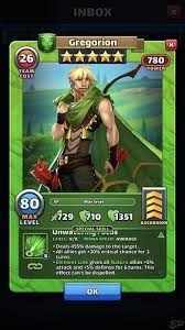 In addition for free to play (ftp) empires & puzzles players, the hero academy might be good, even to level 10 as a chance to get more rare 5* heroes. Empires Puzzles Gregorion Game Card Design Cards Game Card Games