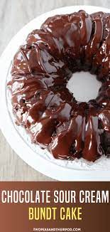 Chocolate Bundt Cake Recipe gambar png