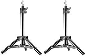 Amazon Com Neewer Mini Set Of Two Aluminum Photography Back Light Stands With 32 80cm Max Height For Relfectors Softboxes Lights Umbrellas Backgrounds Camera Photo