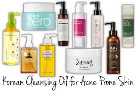 best korean cleansing oil for acne