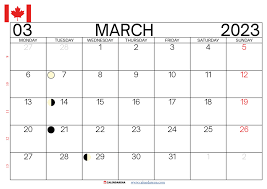 march 2023 calendar with festivals and