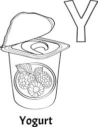 The letter y coloring sheets listed below are suitable for children of different age groups. Yogurt Letter Y Coloring Page Free Printable Coloring Pages For Kids