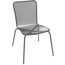 round dot metal mesh outdoor chair