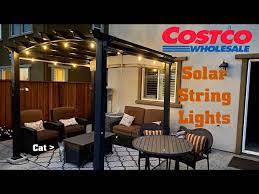 Costco Sunforce Solar Powered String