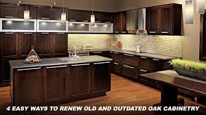 renew old and outdated oak cabinetry