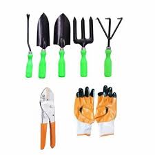 Green Double Cut Garden Tool Kit For