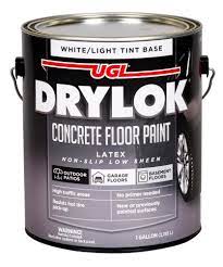 flat concrete and garage floor paint