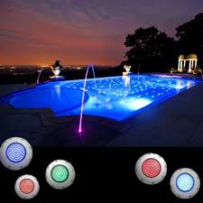 New Rgb 7 Color Led Underwater Swimming Pool Light Fountains Lamp Remote Control Swimming Pool Lights Pool Light Pool Lights